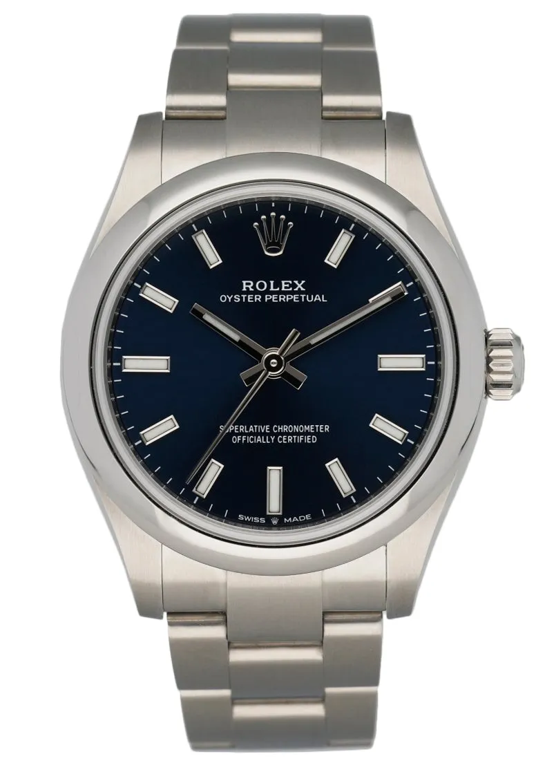 Rolex Oyster perpetual 277200 Stainless Steel Ladies watch Box & Card
