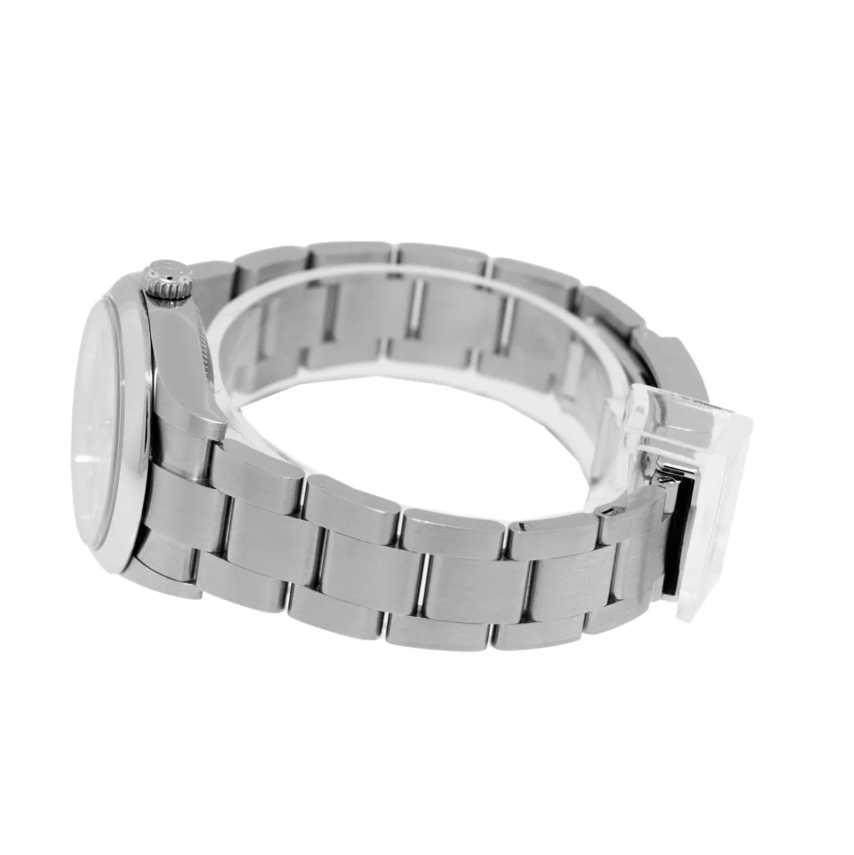 Rolex Oyster Perpetual 31mm Stainless Steel Pink Index Dial & Smooth Bezel 277200