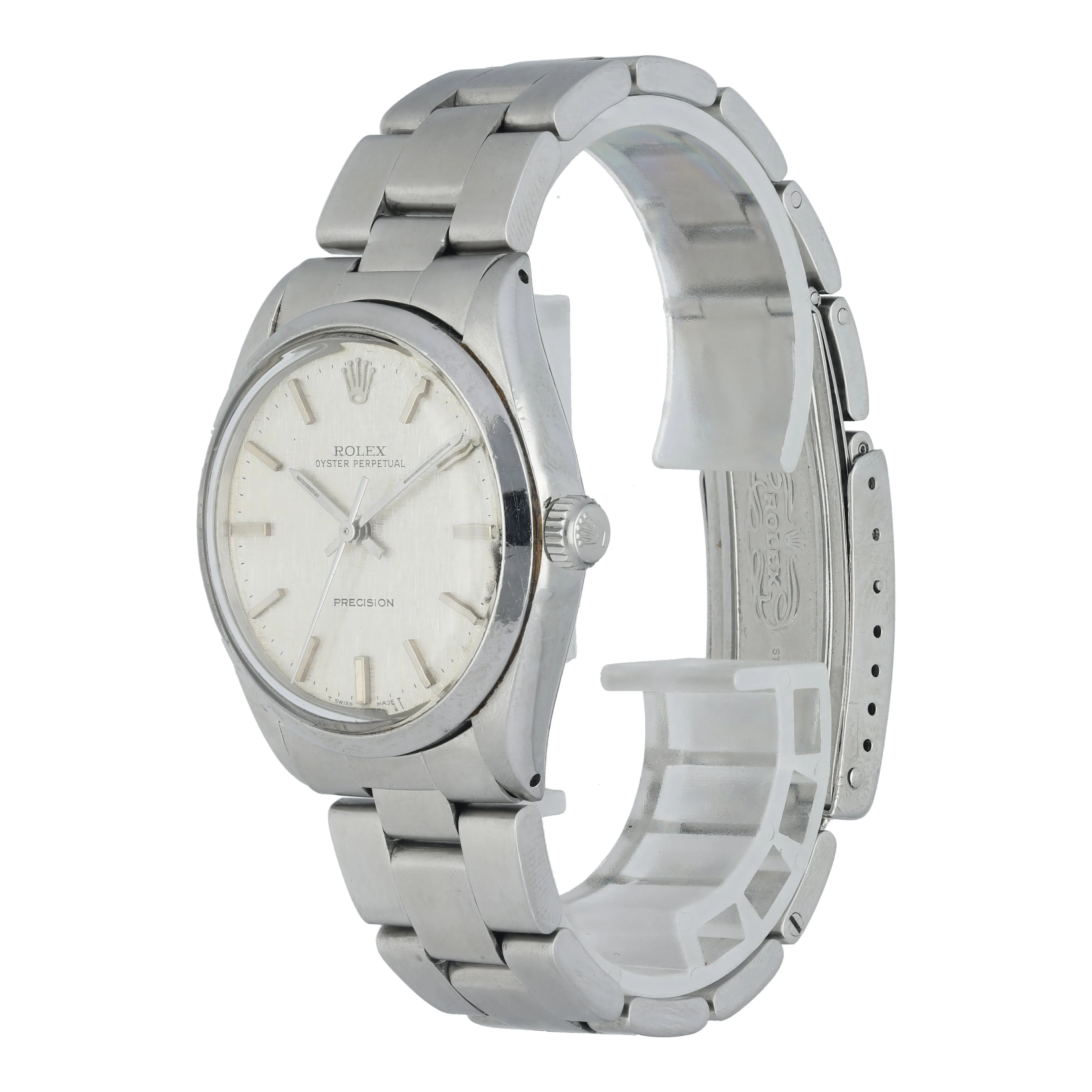 Rolex Oyster Perpetual Precision 5500 Linen Dial Watch