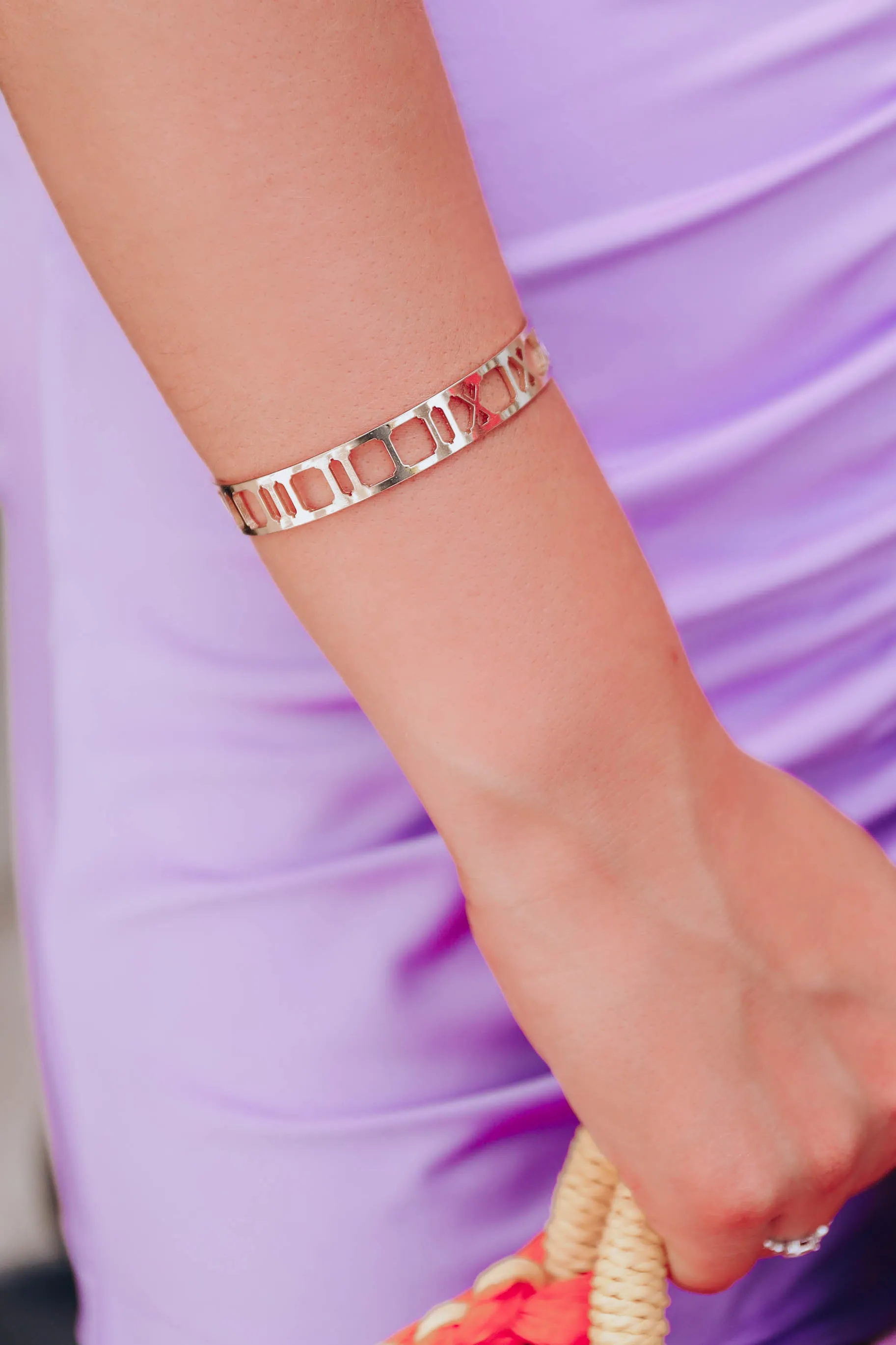 Roman Bracelet Cuff - Gold