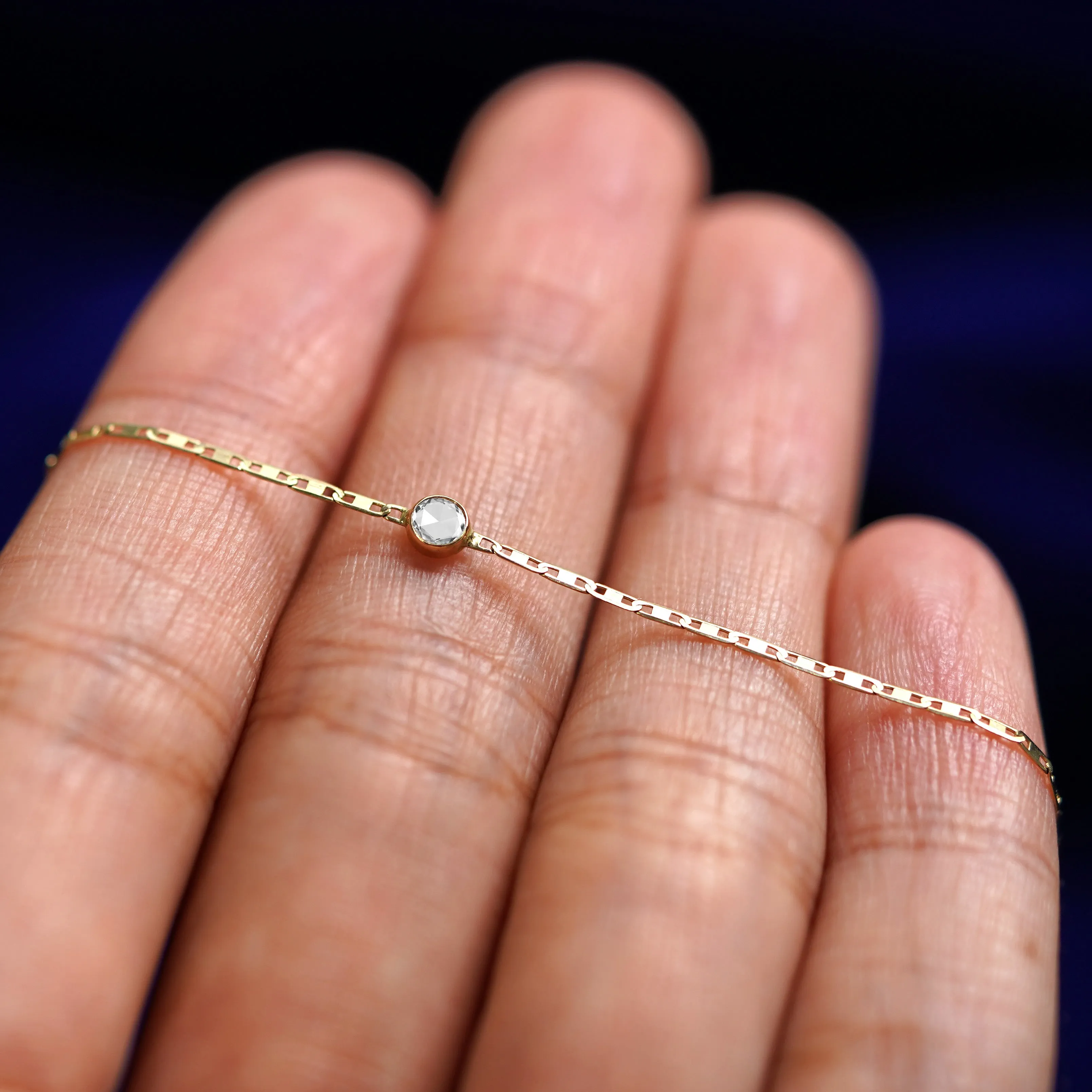 Rose Cut Diamond Bracelet