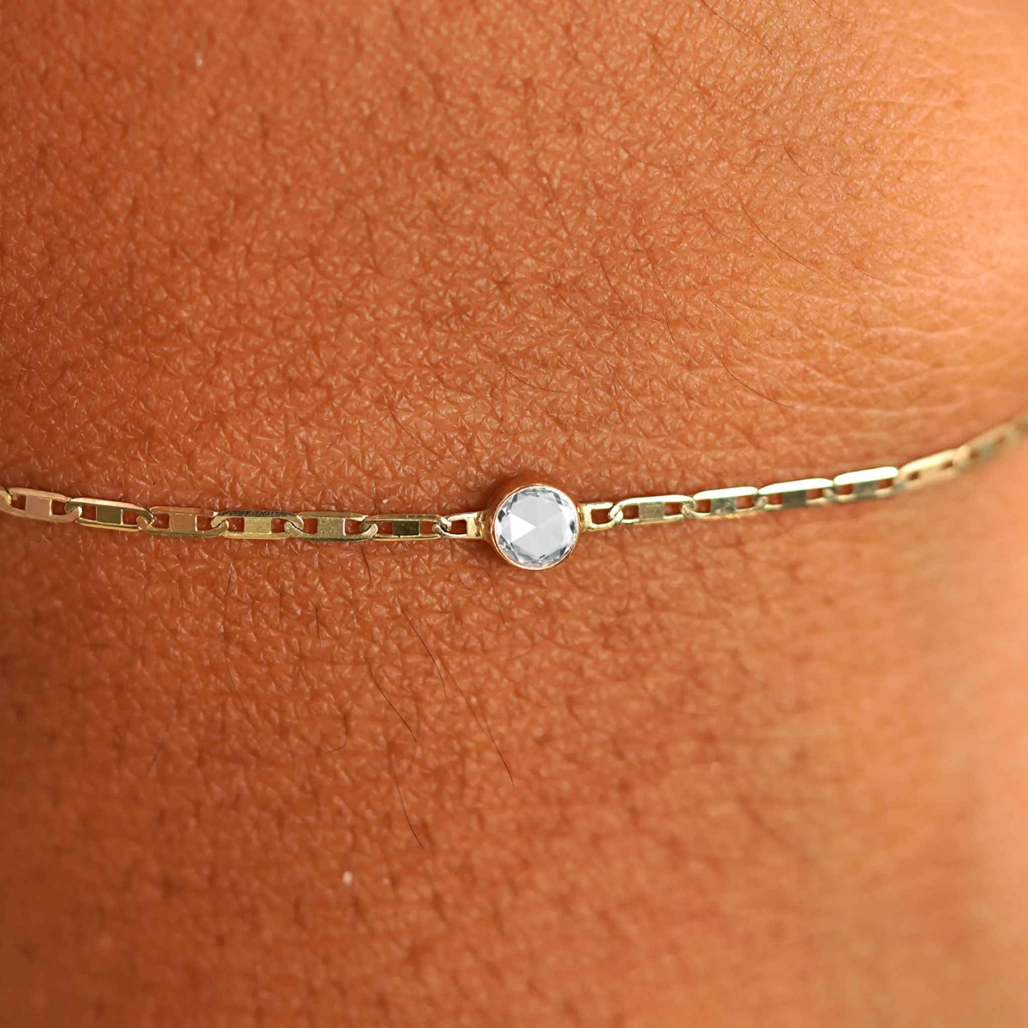 Rose Cut Diamond Bracelet