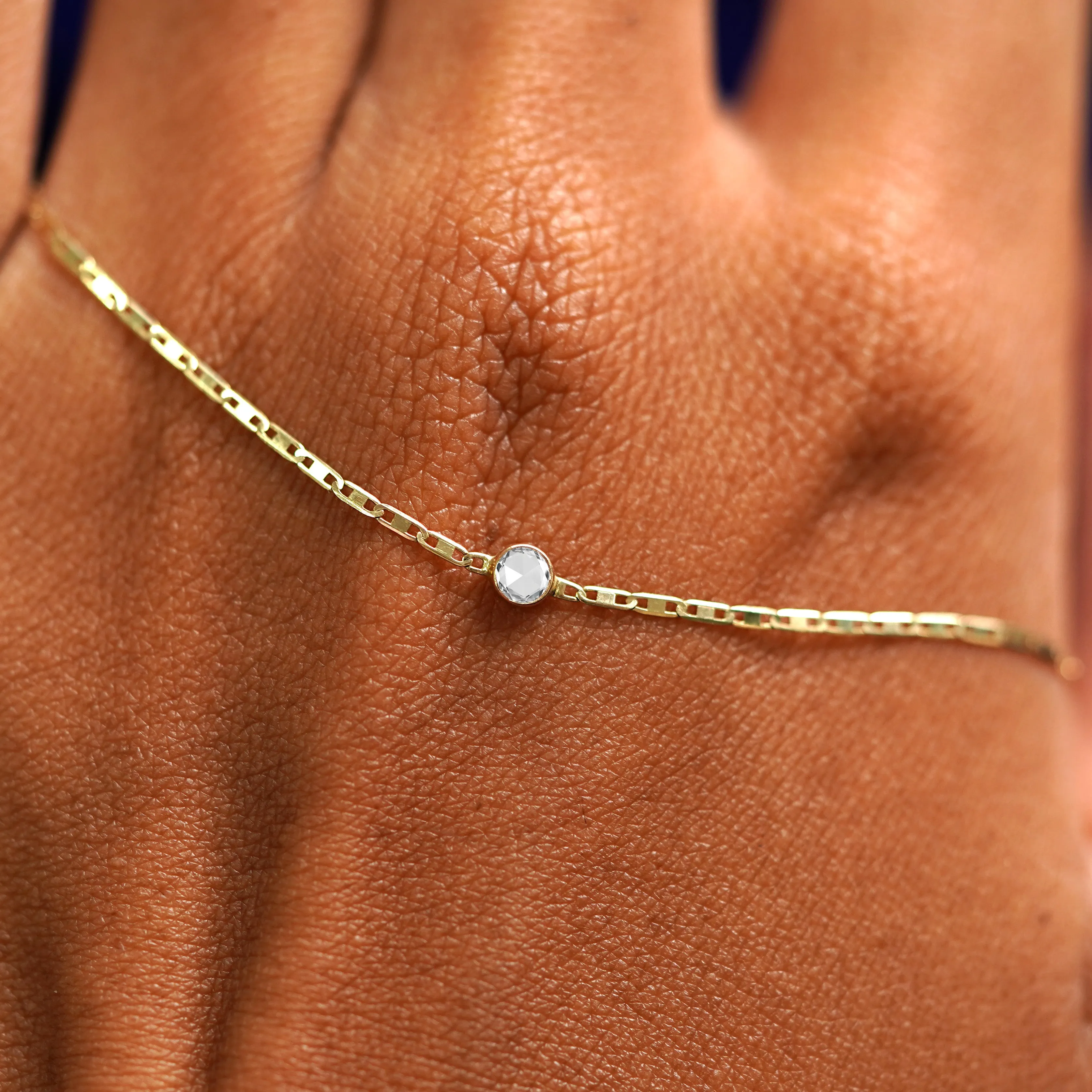 Rose Cut Diamond Bracelet