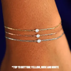 Rose Cut Diamond Bracelet