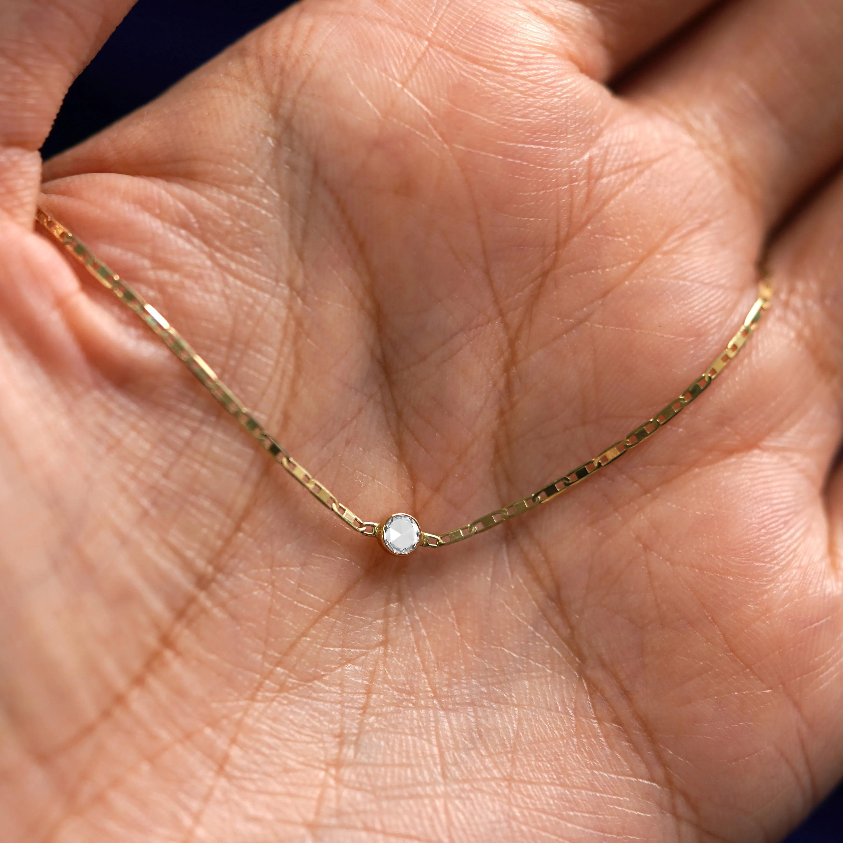 Rose Cut Diamond Bracelet