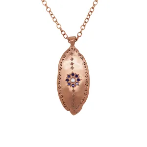 Rose Gold Leaf Pendant