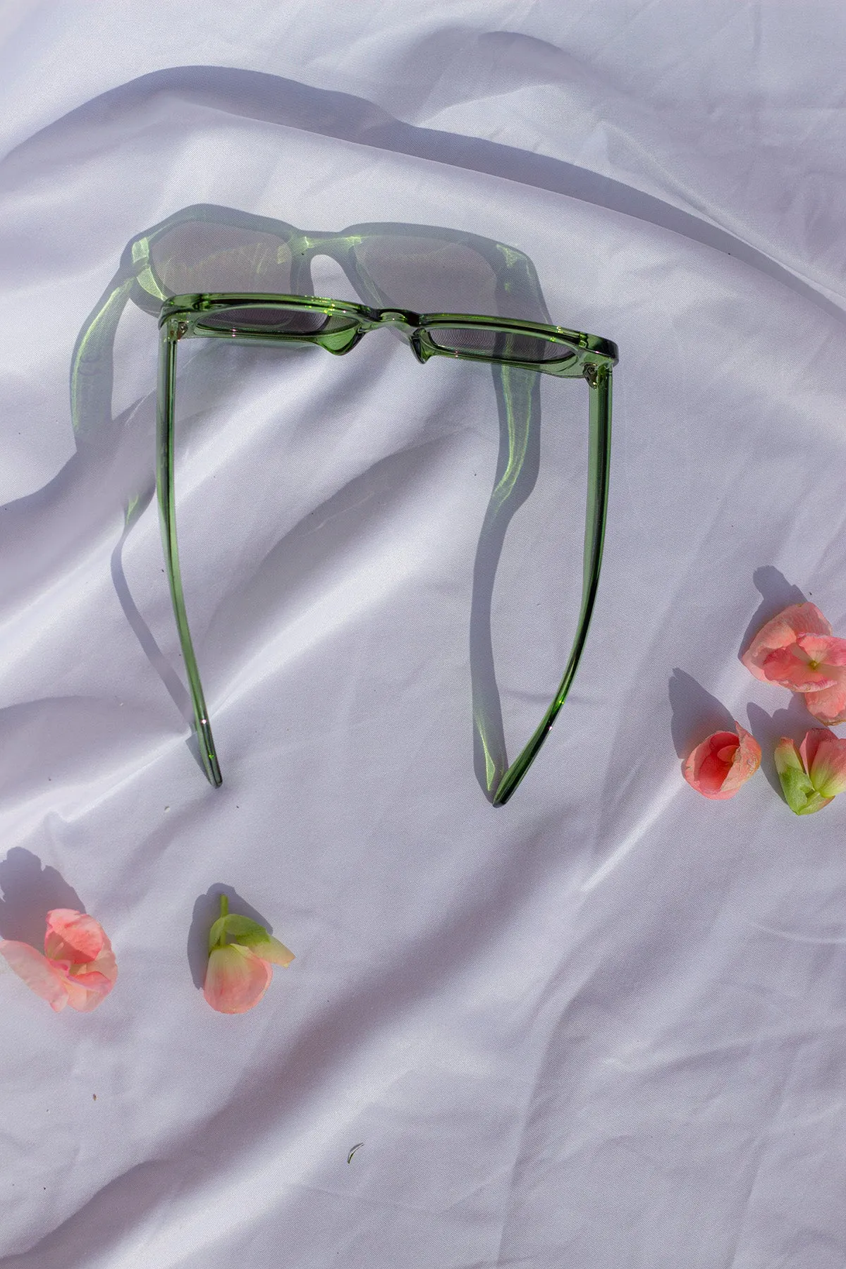 Rounded Rectangle 90s Look Sunglasses