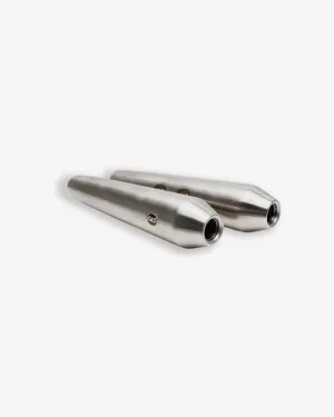 S&S Stainless Muffler Set // 2017  Royal Enfield 650 Twins