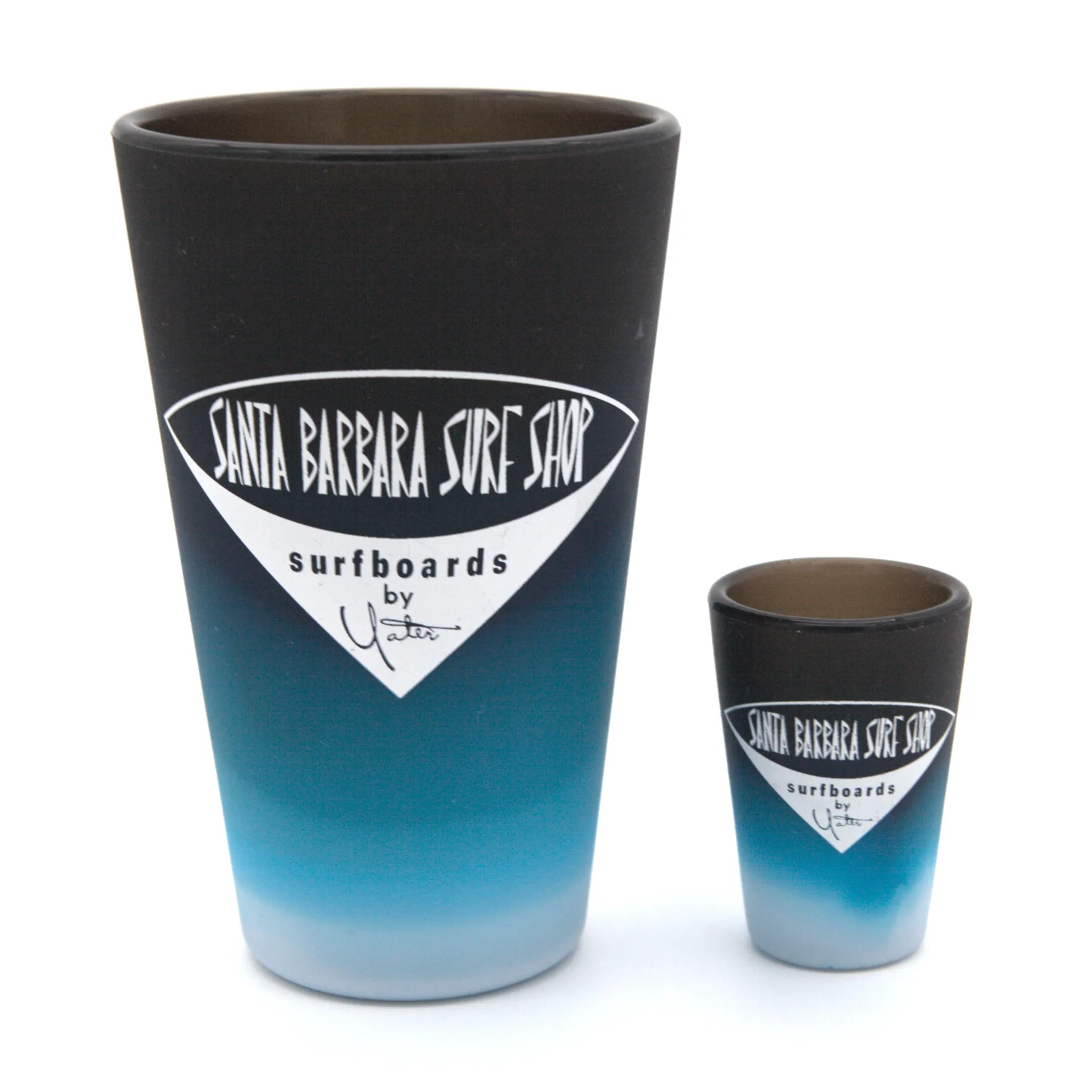 Santa Barbara Surf Shop SiliPint© Pint & Shot Glasses