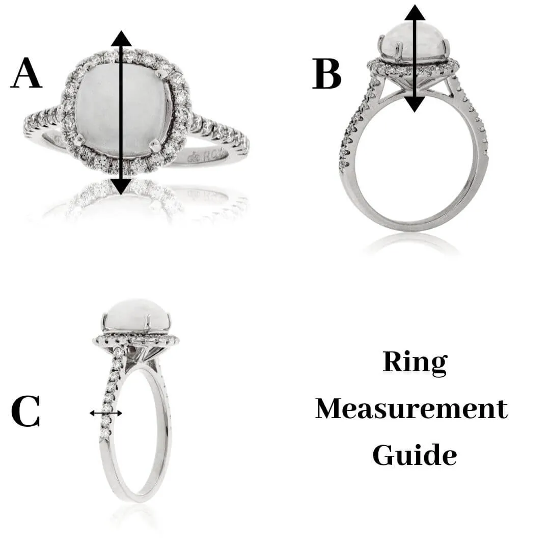 Sapphire Accented Diamond Band