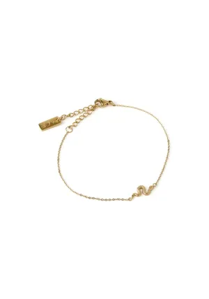 Serpent Gold Bracelet