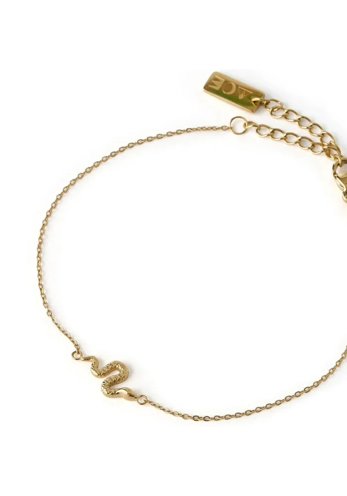 Serpent Gold Bracelet