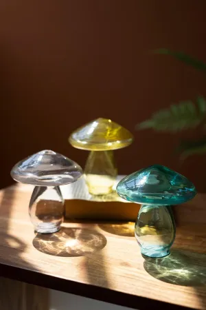Set of 3 Glass Mushrooms (Pack of 2)