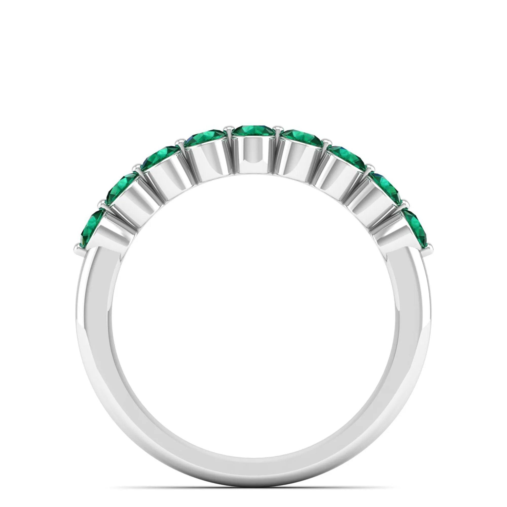 Share Prong Emerald Band
