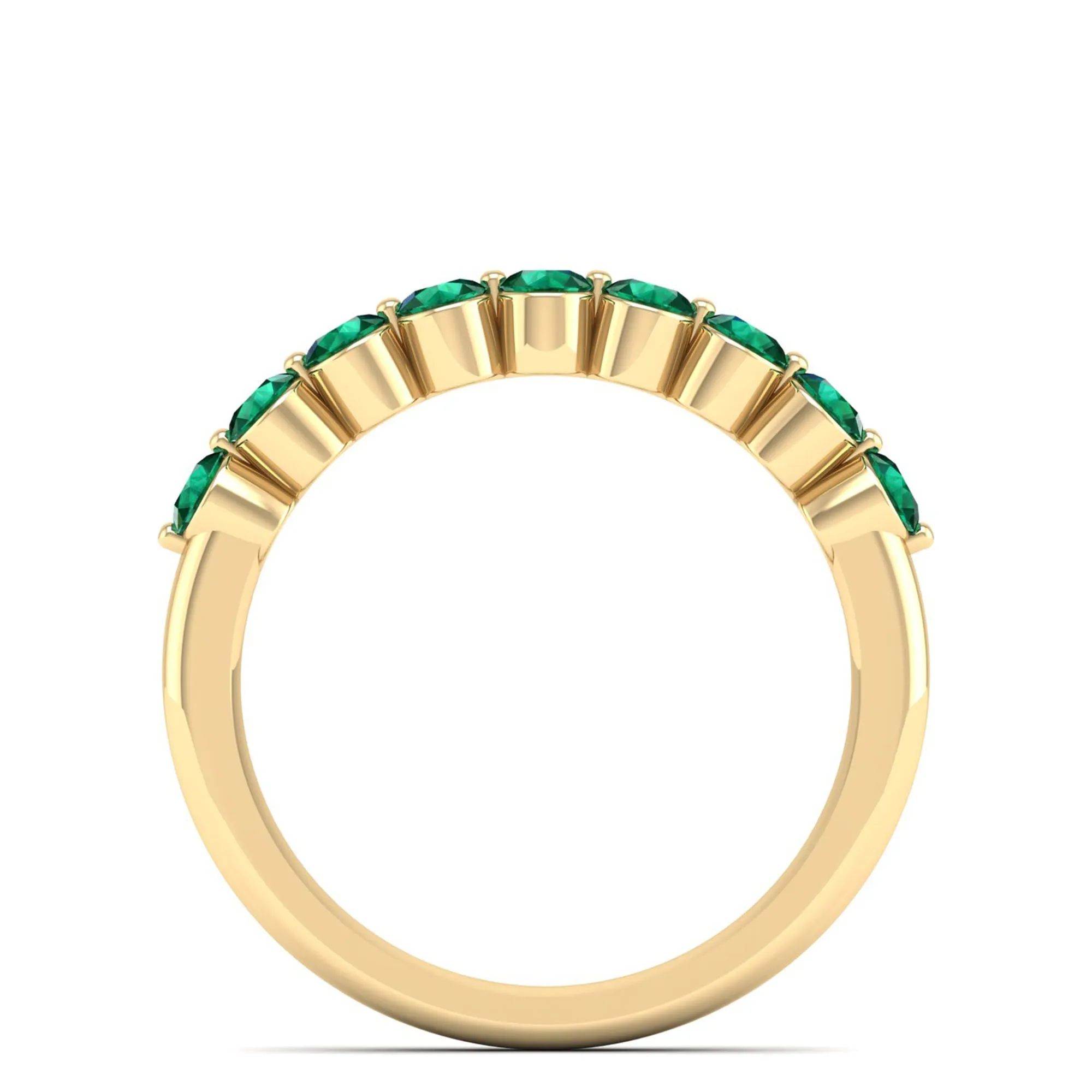 Share Prong Emerald Band