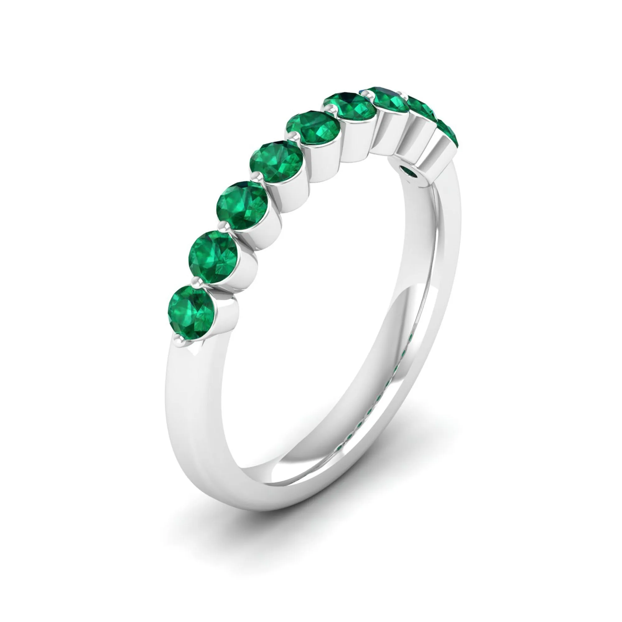 Share Prong Emerald Band