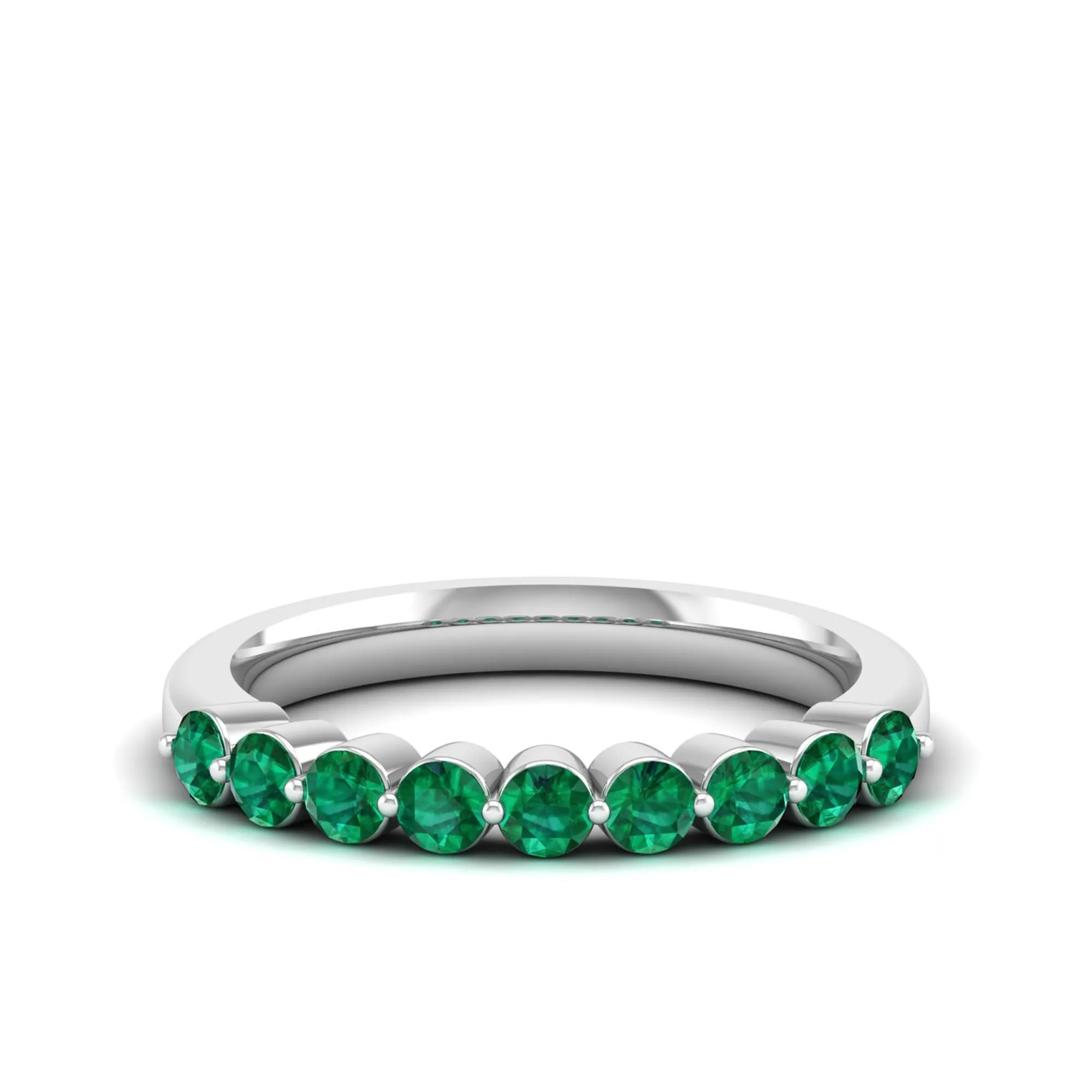 Share Prong Emerald Band