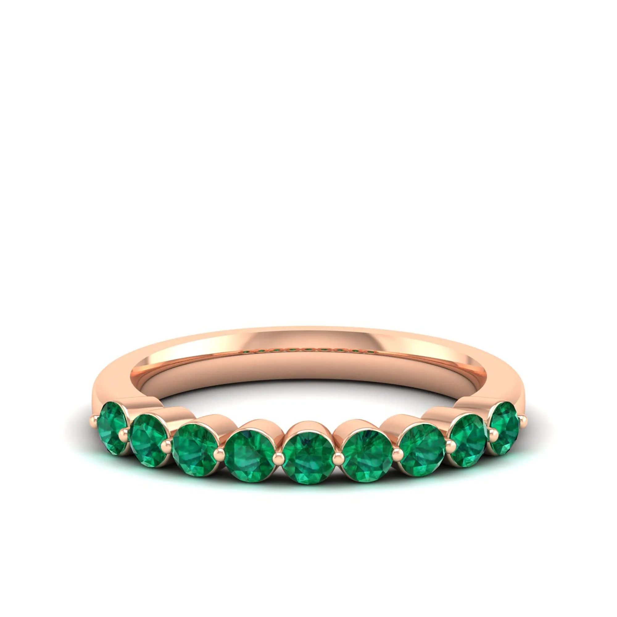 Share Prong Emerald Band