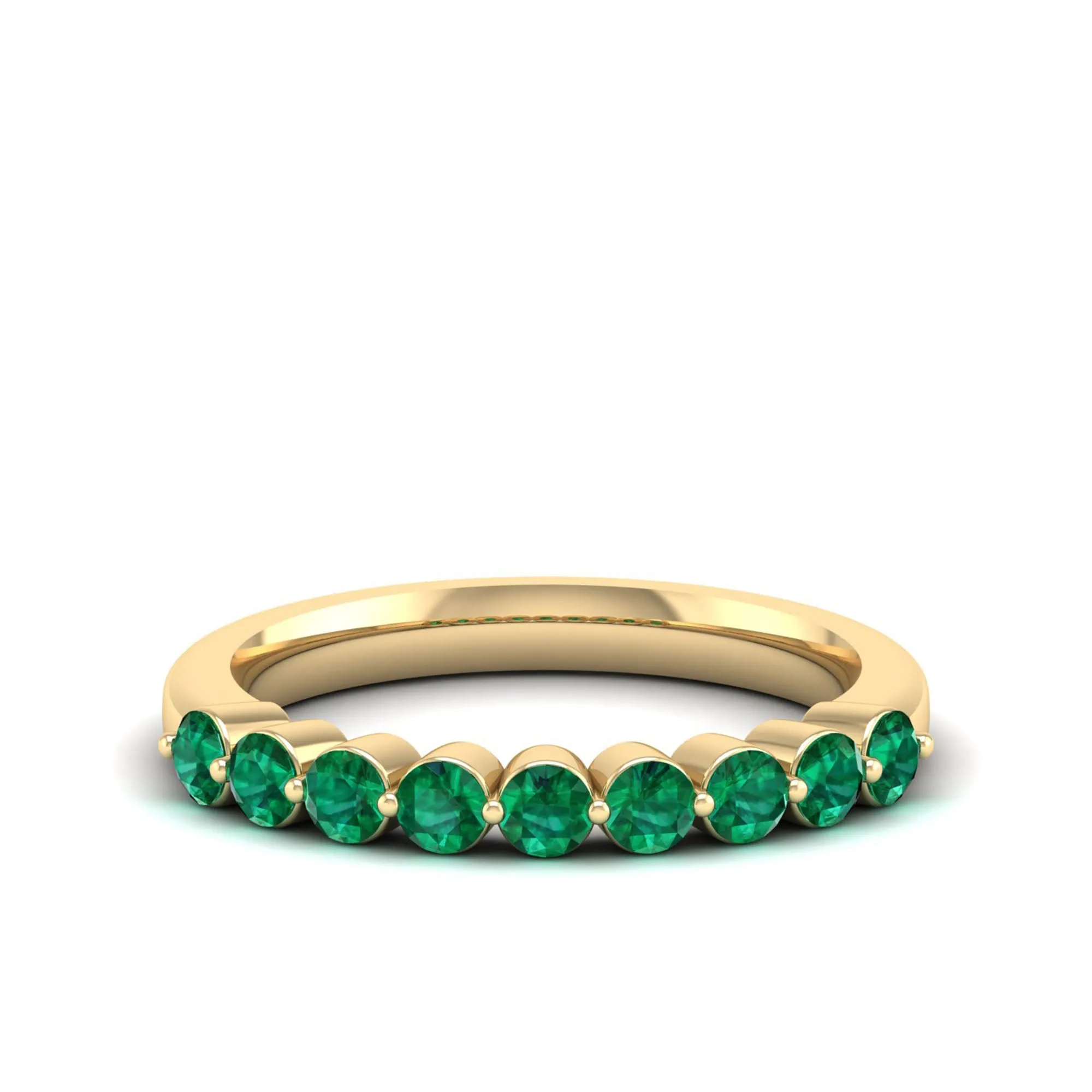 Share Prong Emerald Band