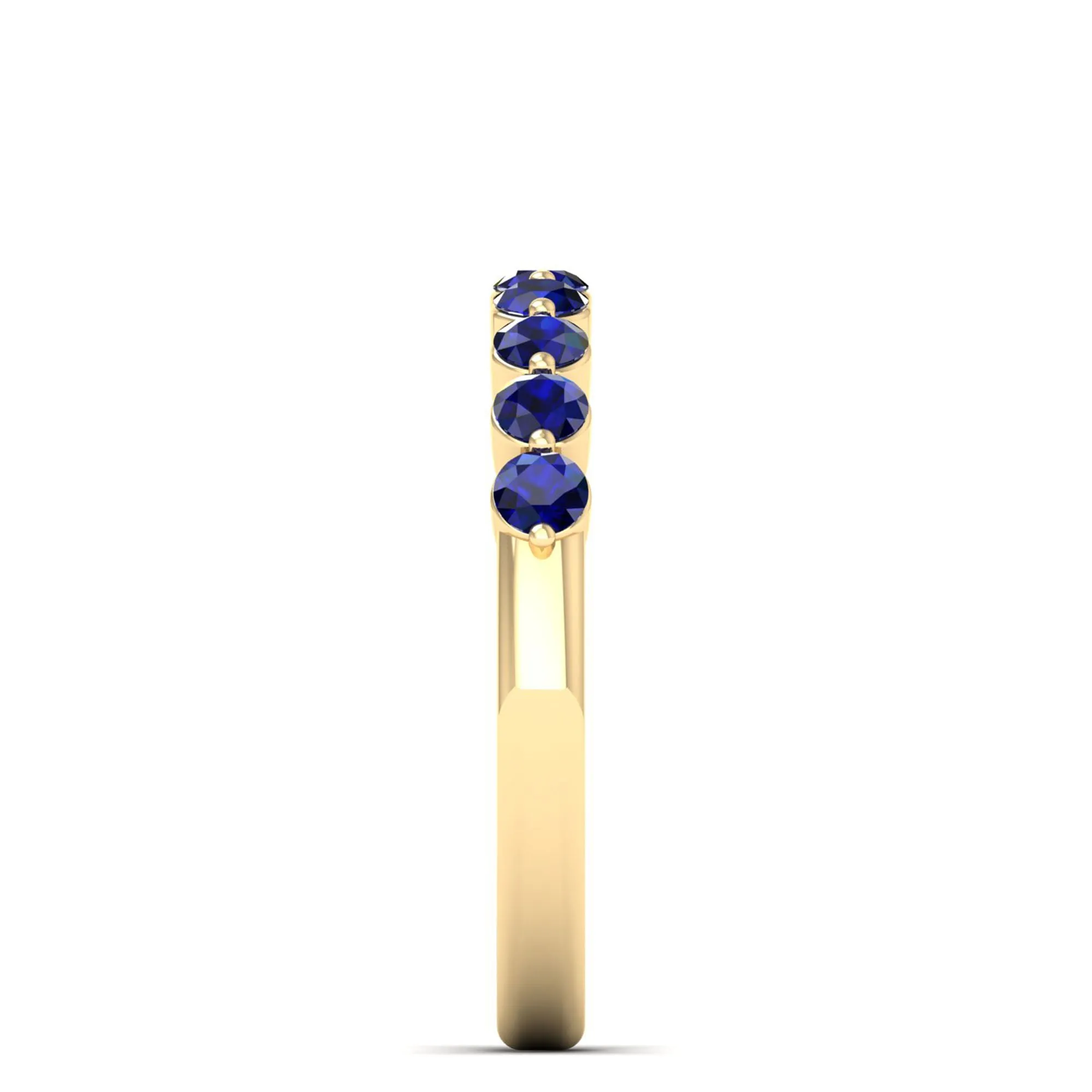 Share Prong Sapphire Band