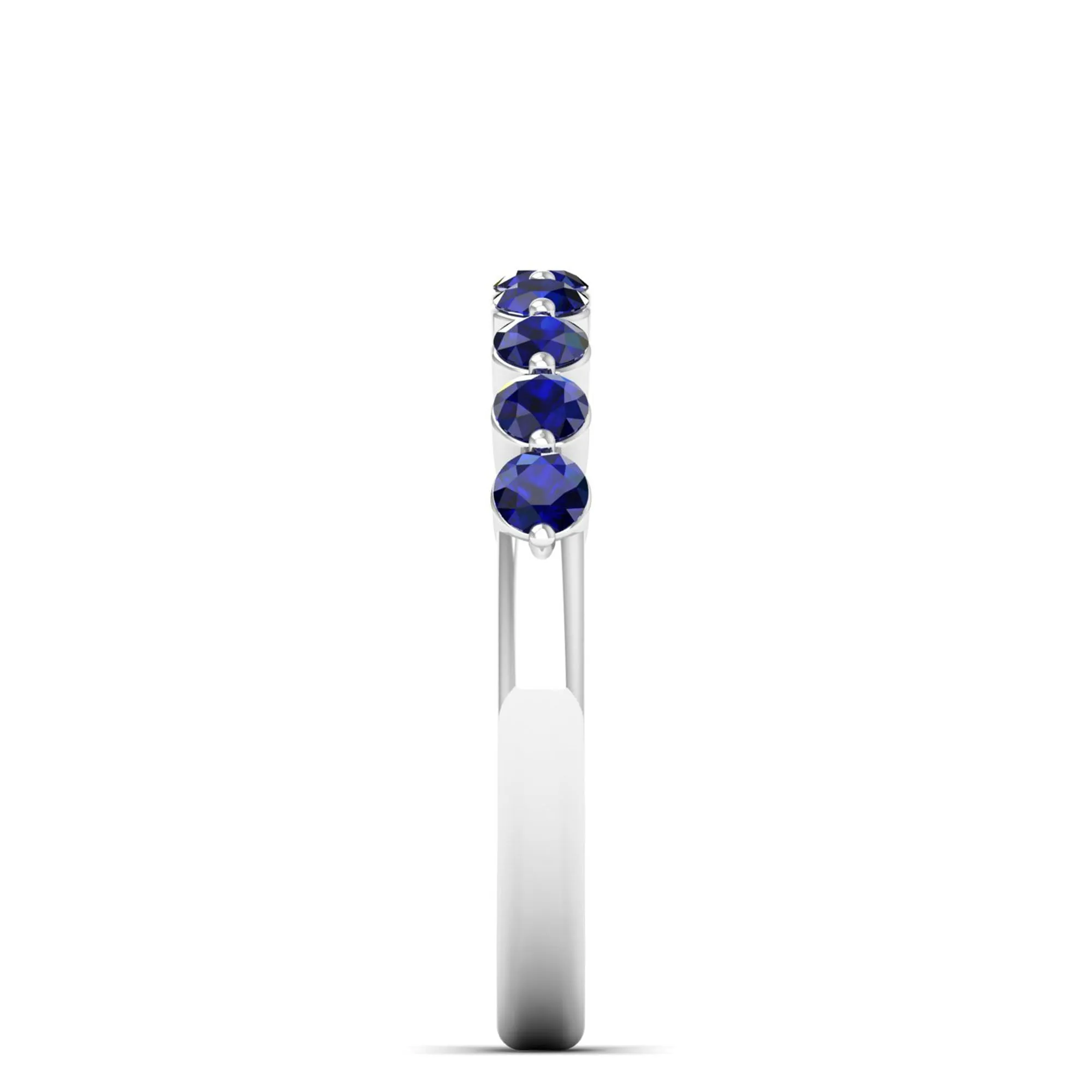 Share Prong Sapphire Band