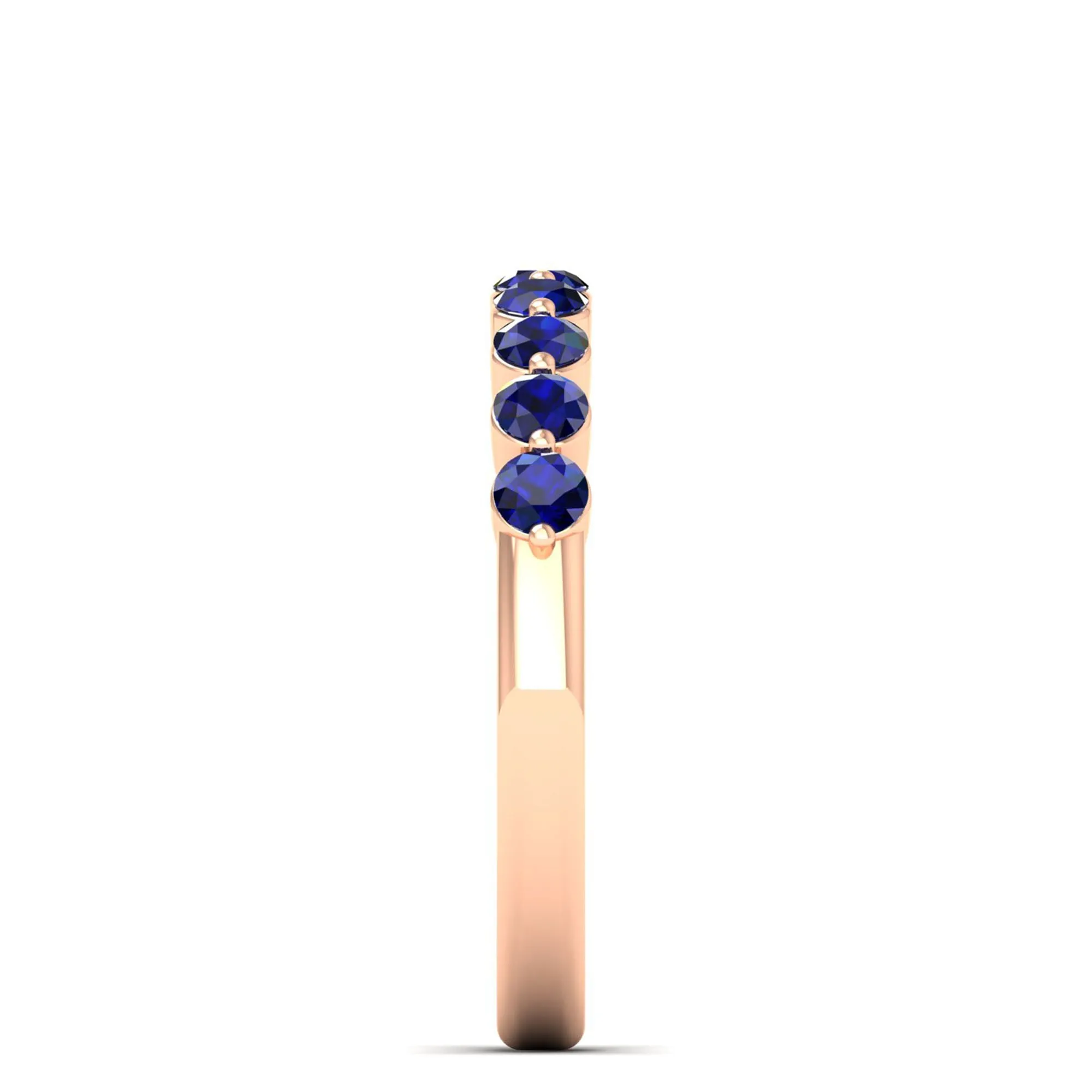 Share Prong Sapphire Band