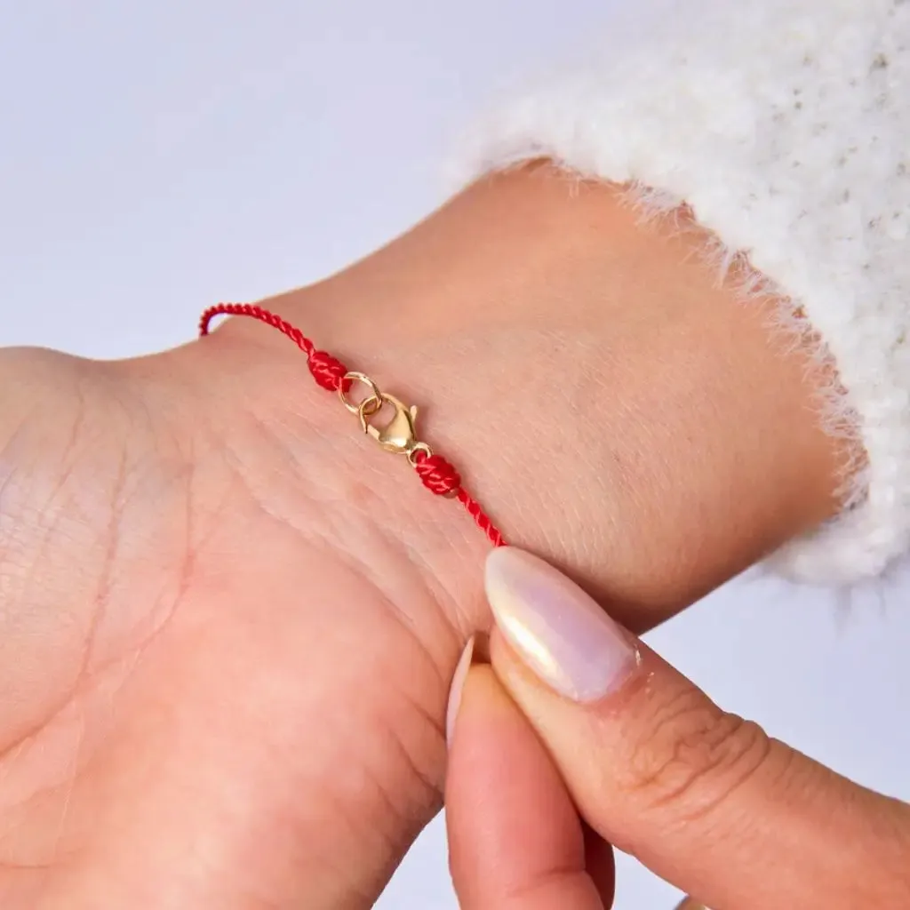 Silky Nylon Red String Bracelet - Luck & Style
