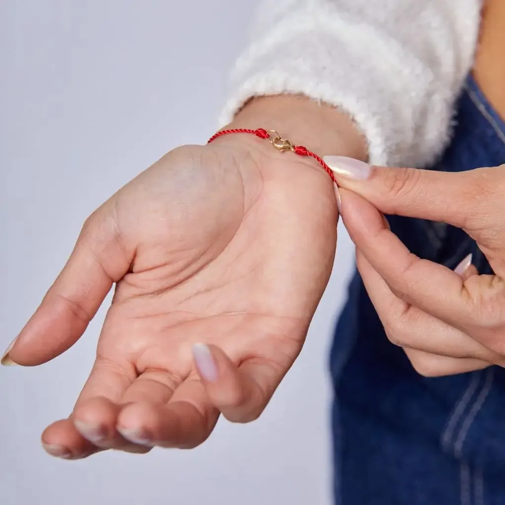 Silky Nylon Red String Bracelet - Luck & Style