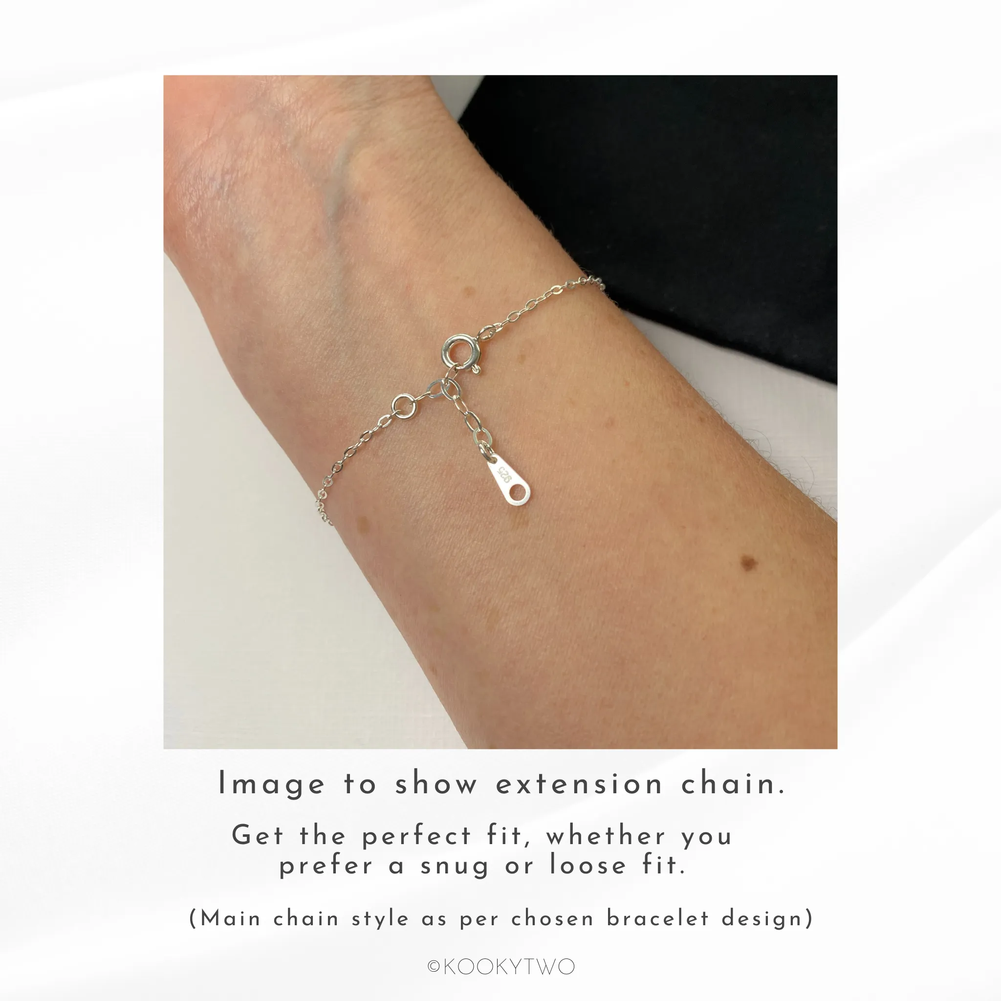 Silver Amazonite Chain Bracelet