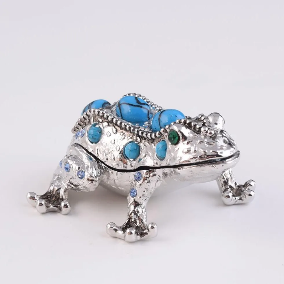 Silver and Blue Frog