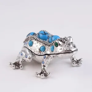 Silver and Blue Frog