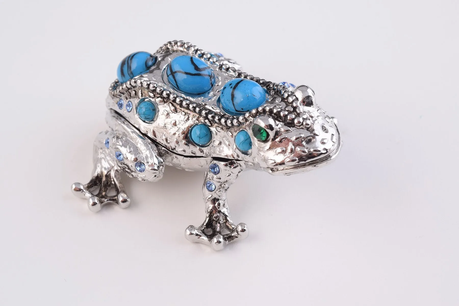Silver and Blue Frog