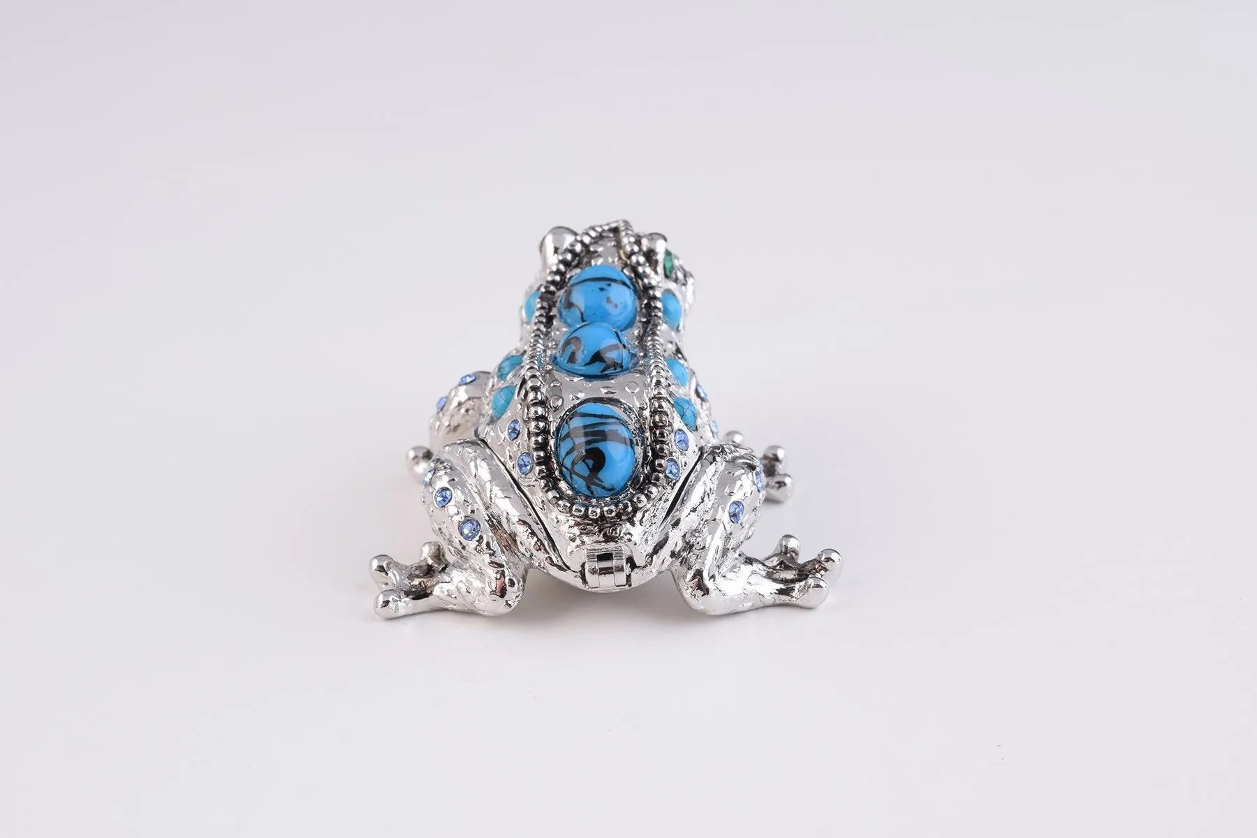 Silver and Blue Frog