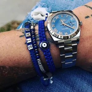 Silver Blue Combination
