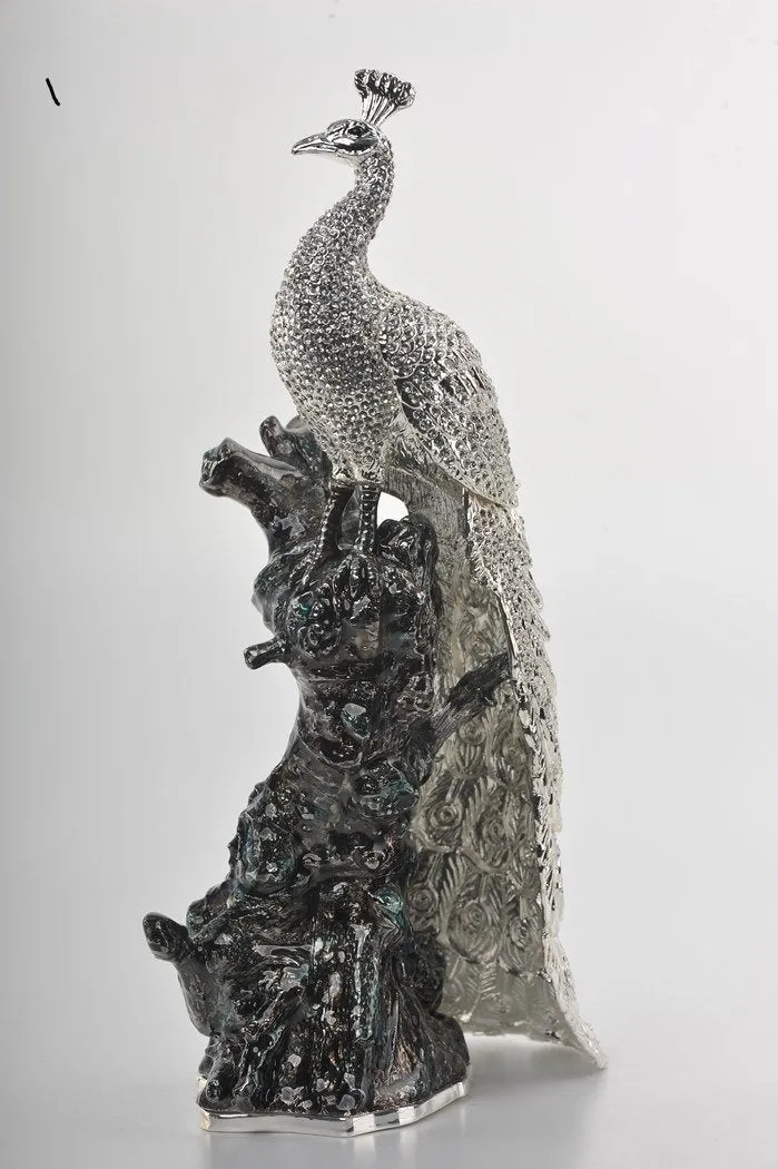 Silver Peacock