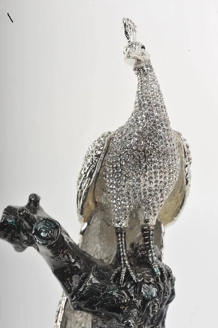 Silver Peacock
