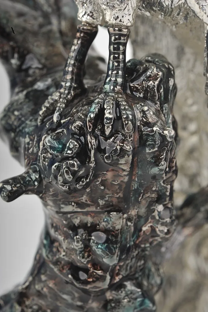 Silver Peacock