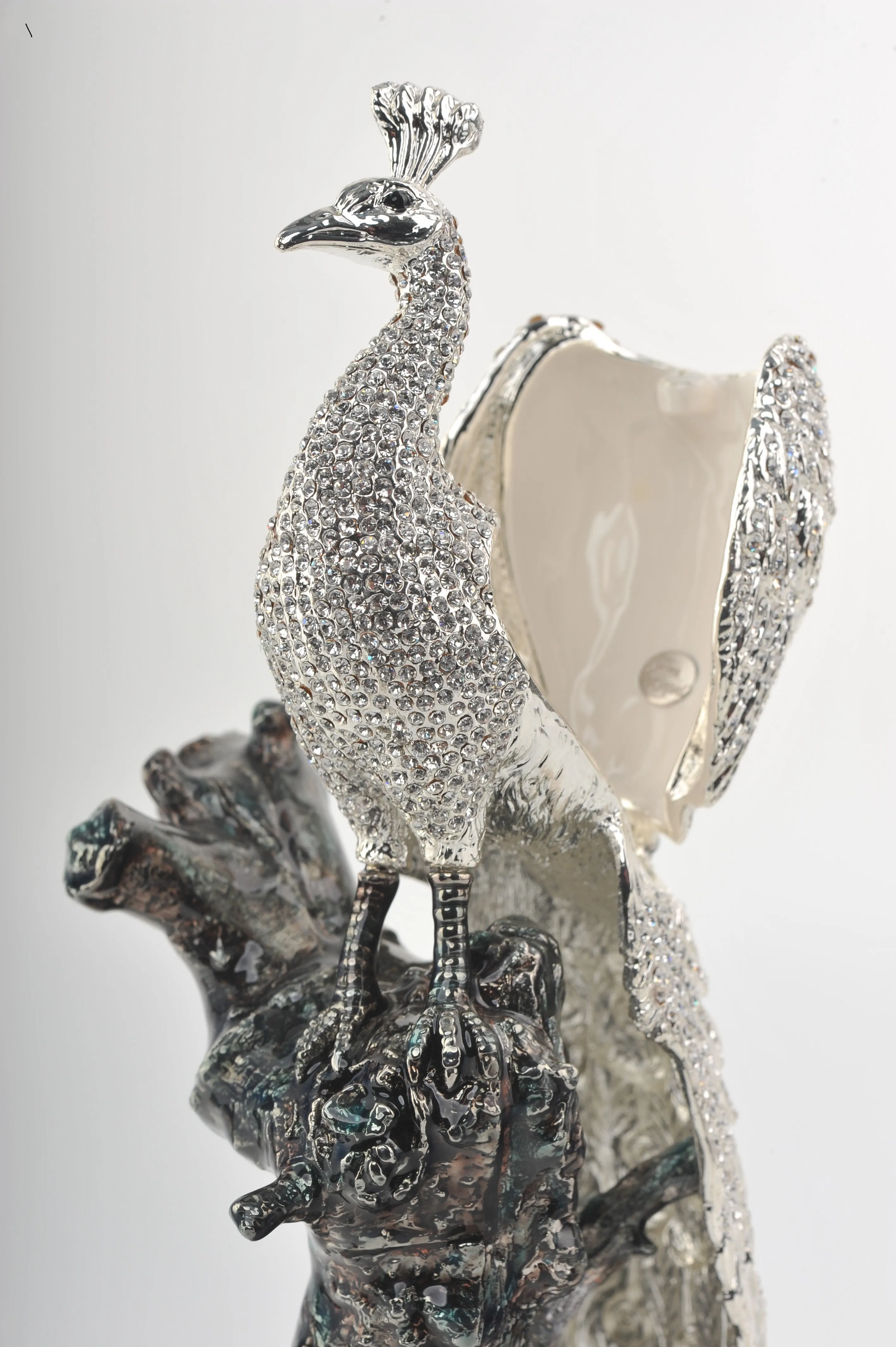 Silver Peacock