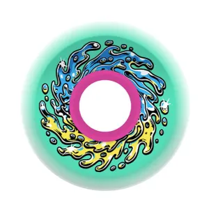 Slime Balls OG Slime Chrome Trans Green 78A Wheels 60mm