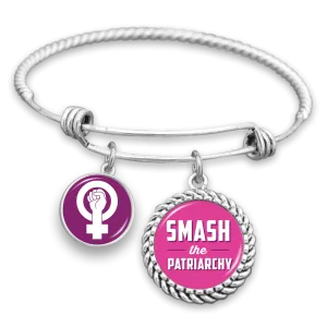 Smash The Patriarchy Charm Bracelet