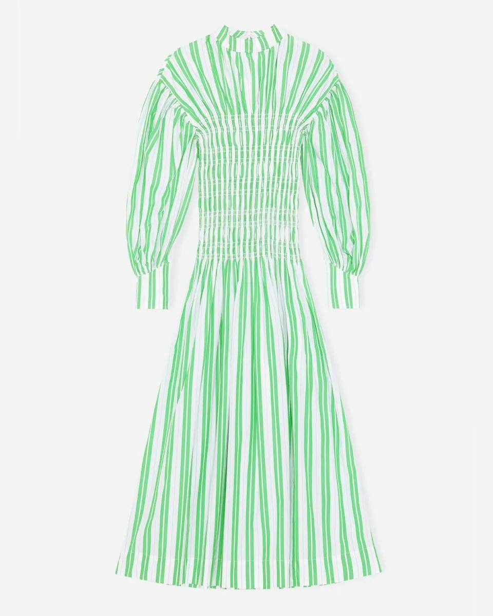 Smock Dress - Kelly Green
