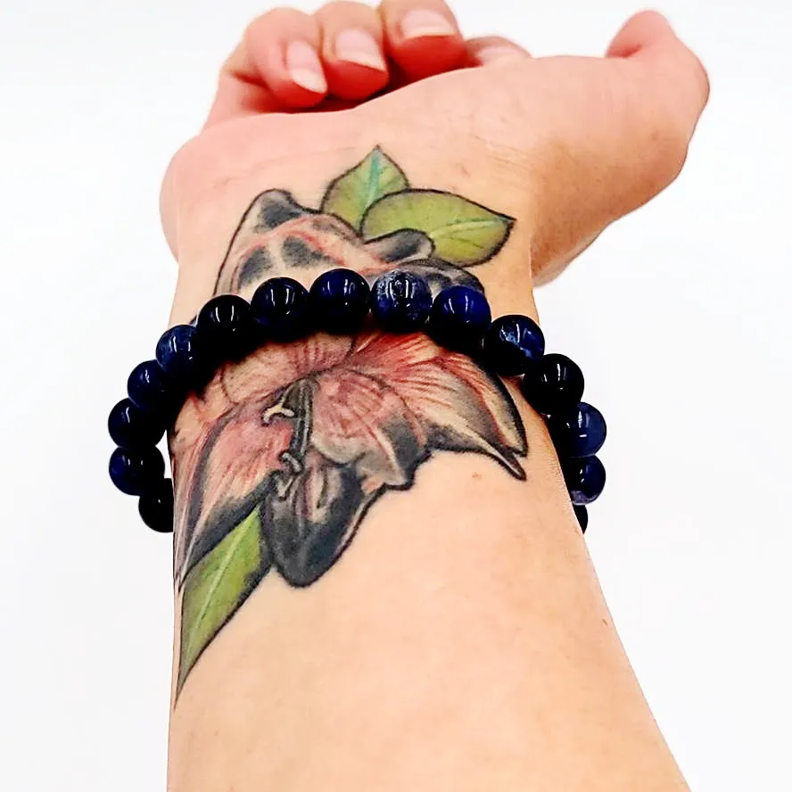 Sodalite Bead Bracelet 8mm