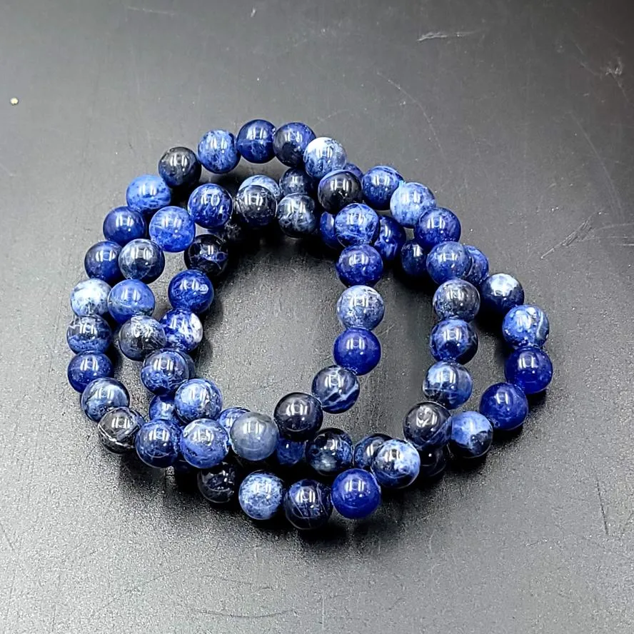 Sodalite Bead Bracelet 8mm