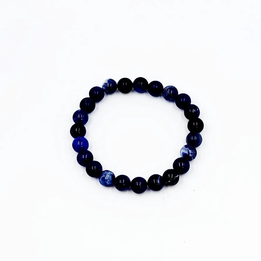 Sodalite Bead Bracelet 8mm