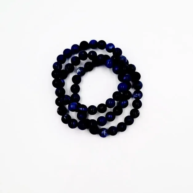 Sodalite Bead Bracelet 8mm