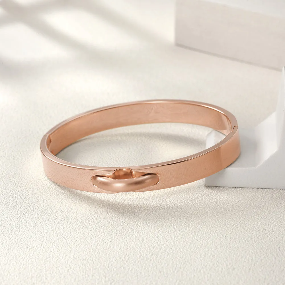 Stainless Steel Creative Smooth Bracelet-NSB1589ST