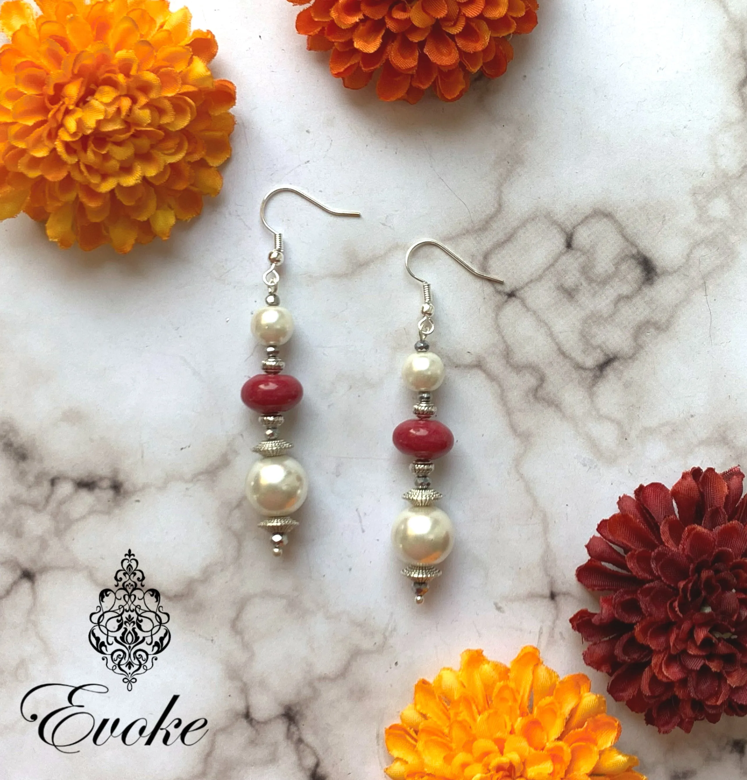 Statement Kundan Pendant with Shell Pearls