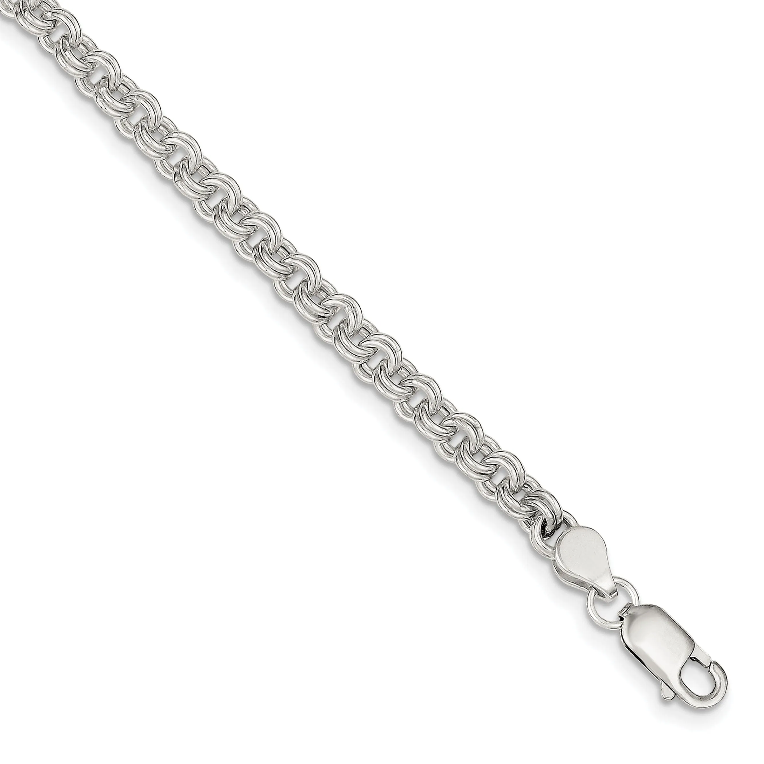 Sterling Silver Fancy Link Bracelet