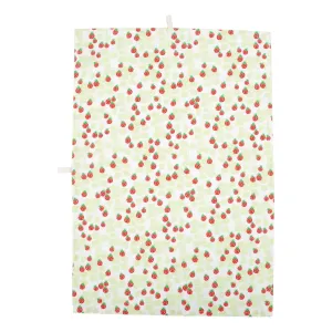 Strawberry Green Tea Towel