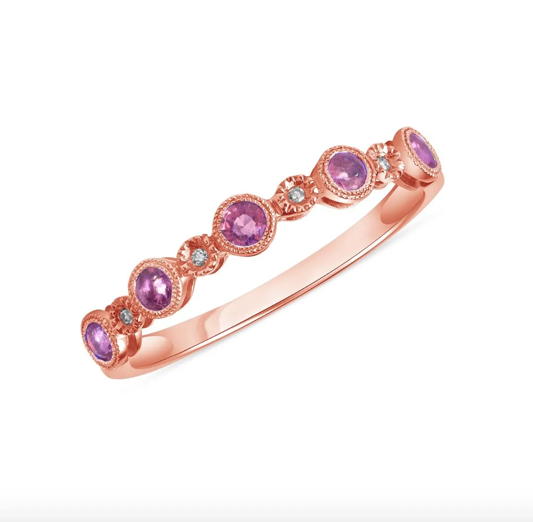 Stunning Pink Sapphire Ring